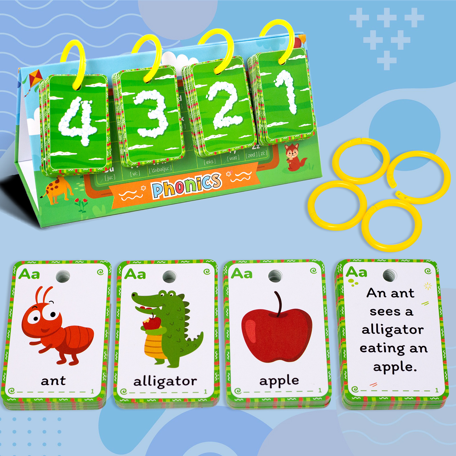 Sentence Building Cards for Kids 104 pcs Cards Phrase Training Flip ...