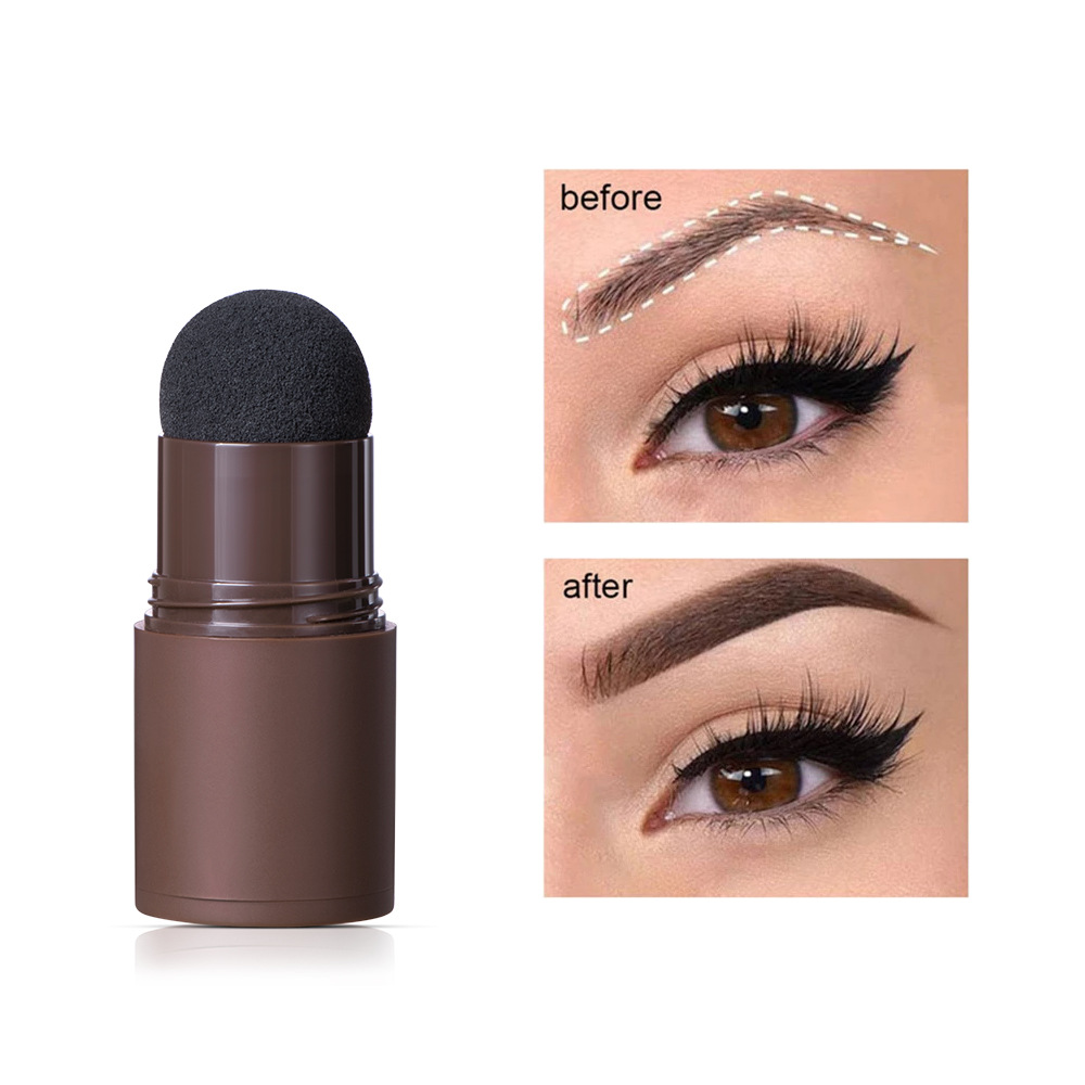 Waterproof Eyebrow Stamp Kit with Stencils and Brow Powder for One Step ...
