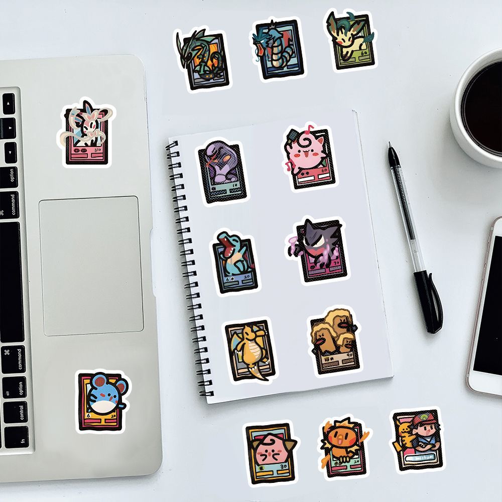 103Pcs pokémon Charizard Pikachu Waterproof stickers DIY Cup Notebook ...