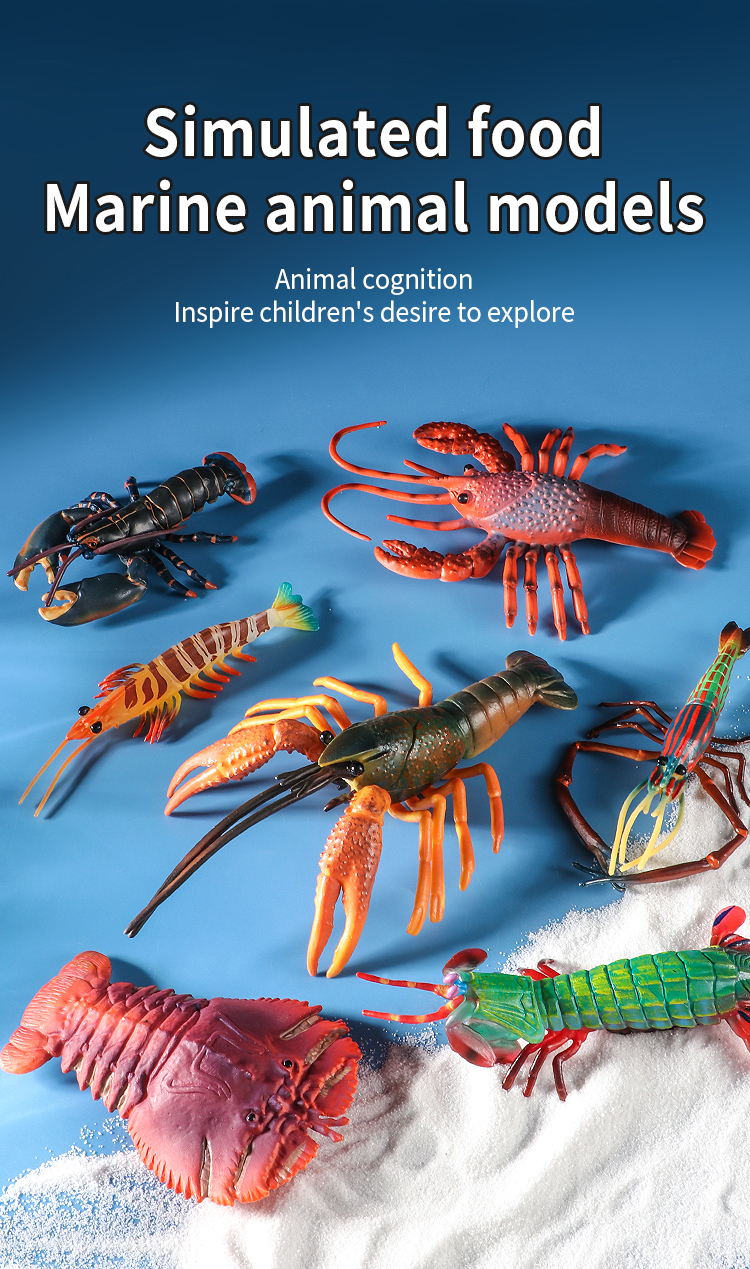 Ocean Animal Figurines - Realistic Sea Creatures Toy Figures with ...