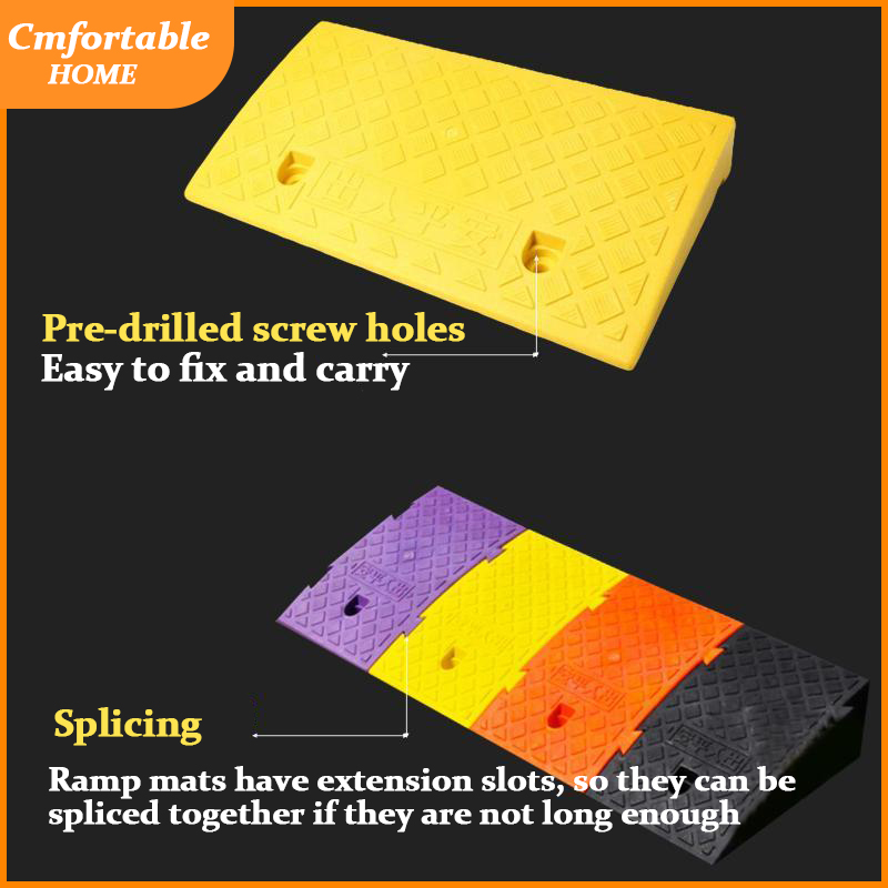 CH Step Mat Ramp Mat Road Slope Ramp Mat Curb Threshold Mat Car Uphill ...