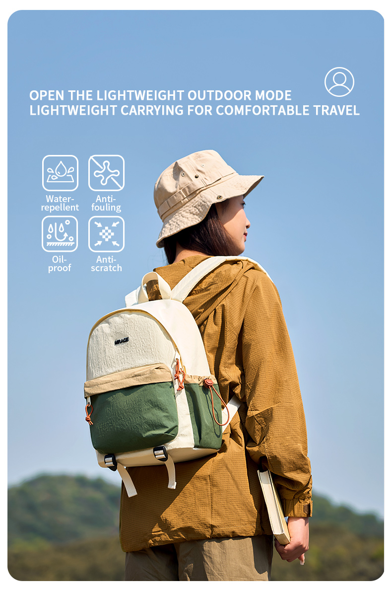 Mr.ace Homme 3285 Lightweight Outdoor Travel Backpack Waterproof Campus ...