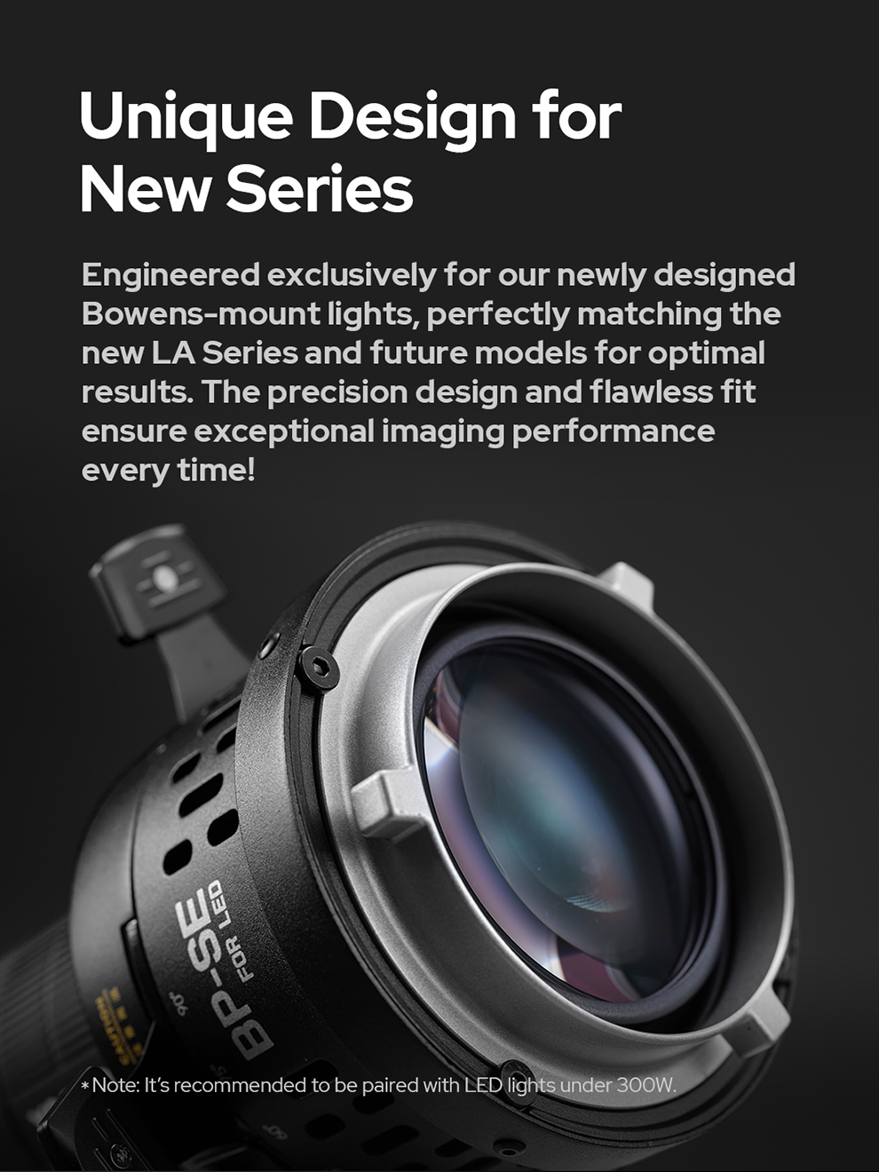 Projecteur GOBO Godox BP-SE Pour Flash Bowens - Snoot Avec Lentilles Interchangeables (48, 65, 150mm)
