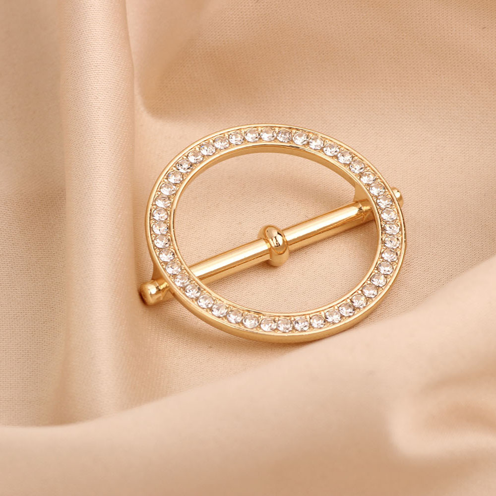 Elegant Brooch - Scarf Ring & Hem Fastener, Premium Double-Way Fashion ...