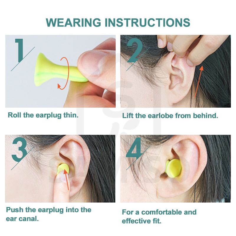 🇸🇬 SG Stock Ultra Soft Foam Earplugs, 10 Pcs with Case for Sleeping ...