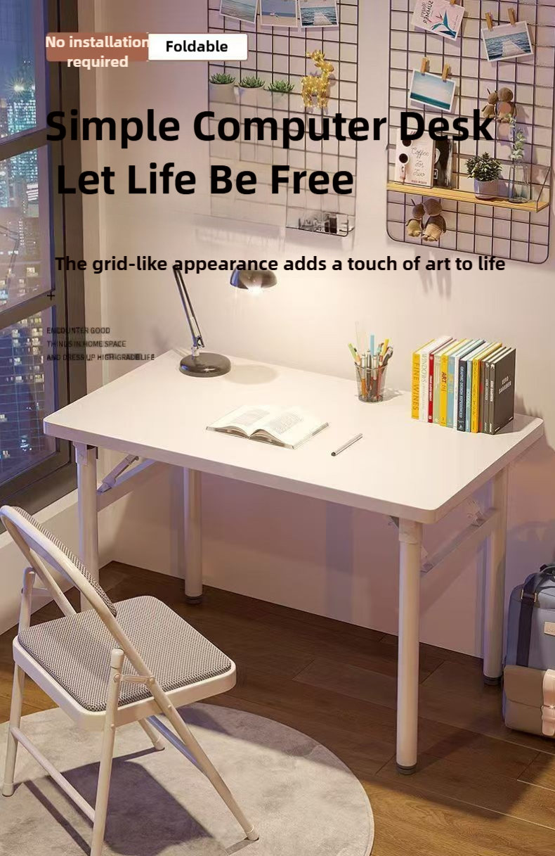 [SG Ready Stock] Folding Table Installation-Free Household Dining Table ...