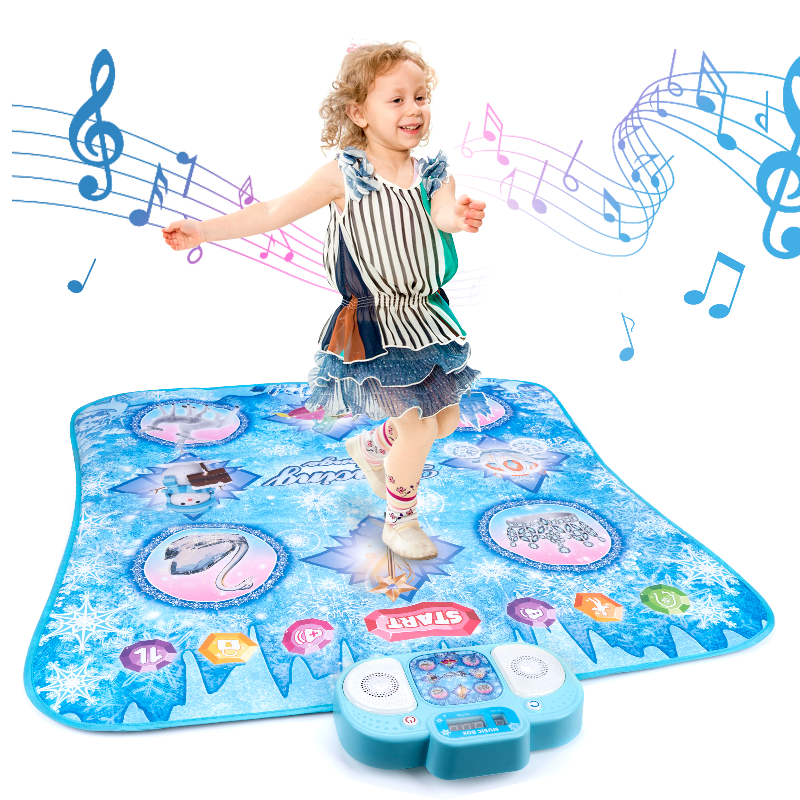 Dance Mat Toys For Girls Boys Musical Playmat Electronic Game Kids ...