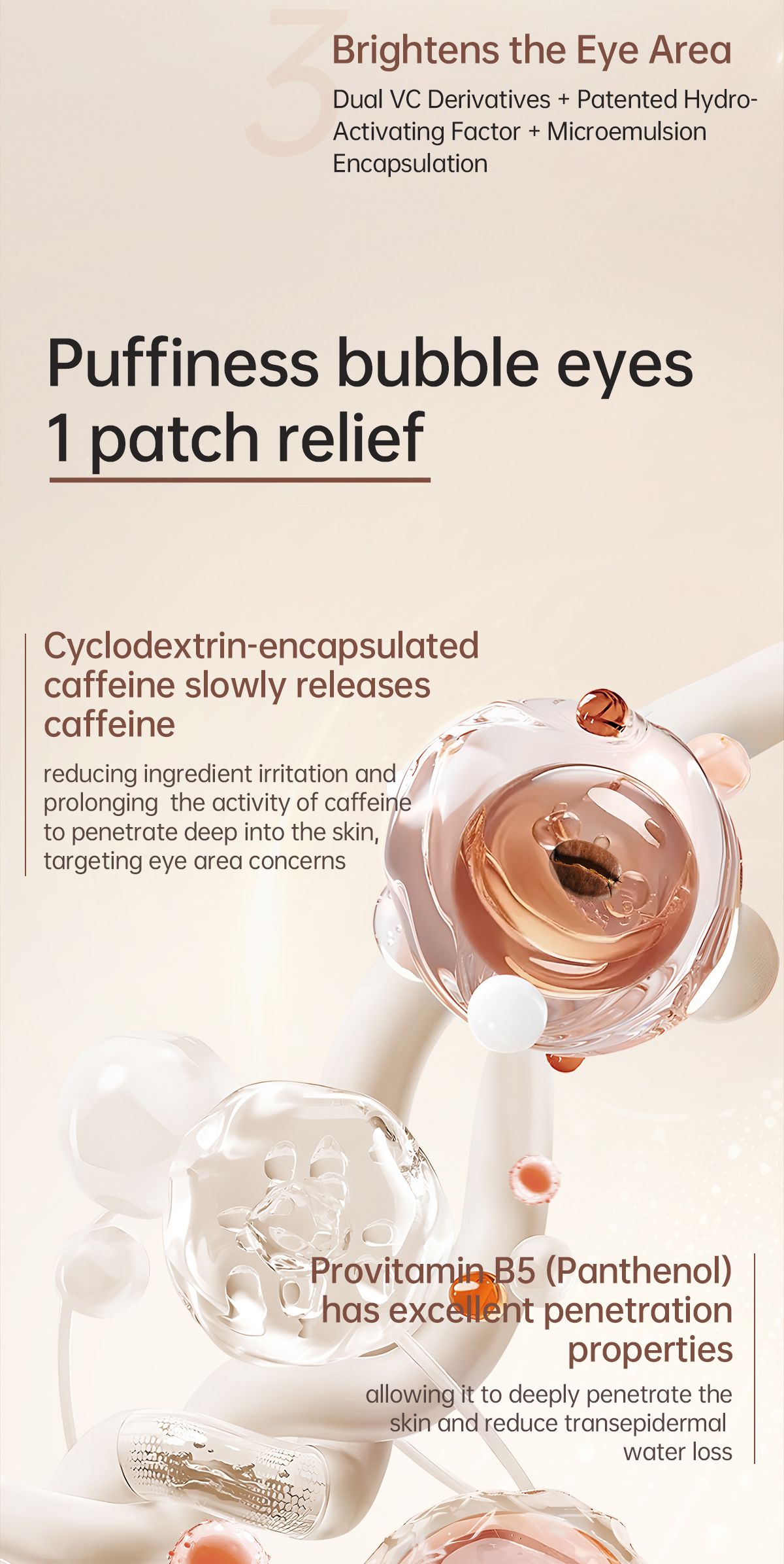[2.0 Upgrade] MEIKING Caffeine Eye Mask 110g 60pcs | Dark Circles ...