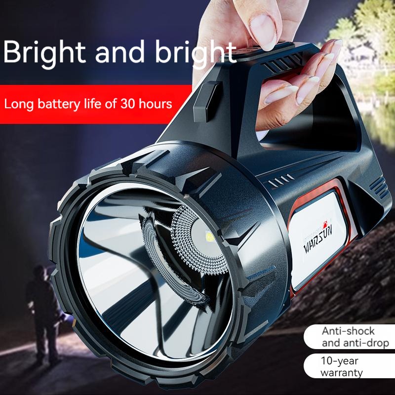 Solar torchlight ultra bright flashlight heavy duty touch light super ...