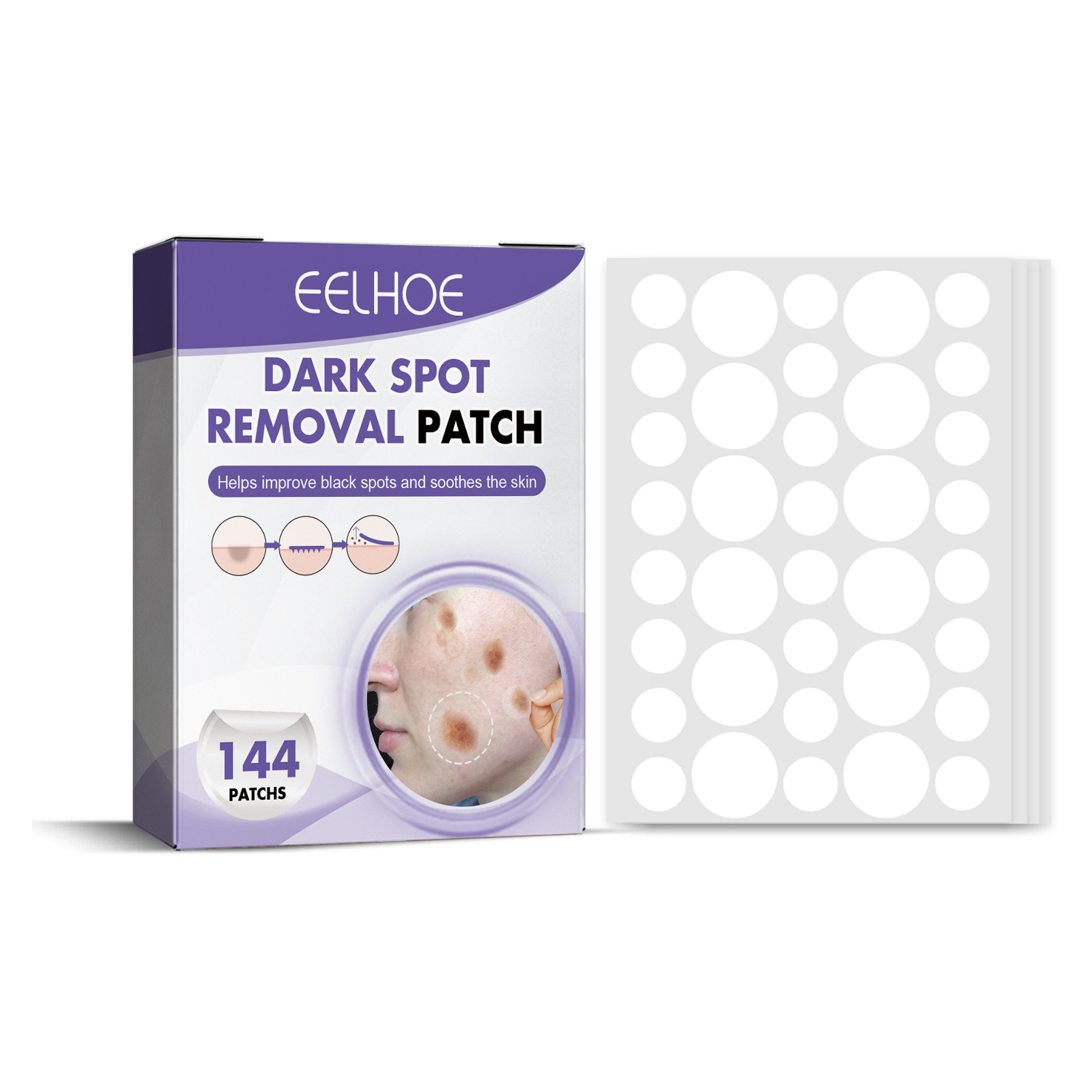Brightening Face Spot Treatment Patches - 144pcs with Niacinamide ...