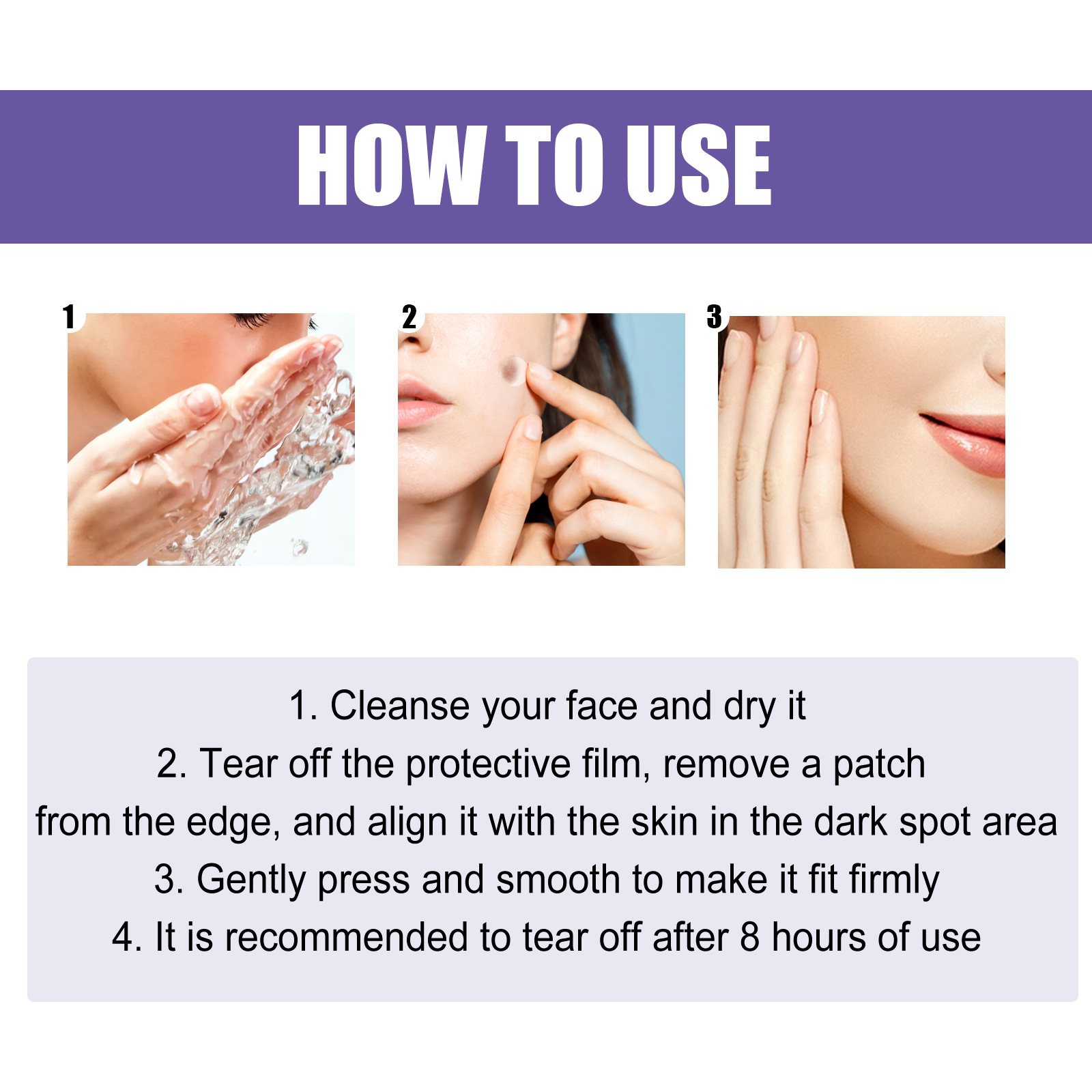 Brightening Face Spot Treatment Patches - 144pcs with Niacinamide ...