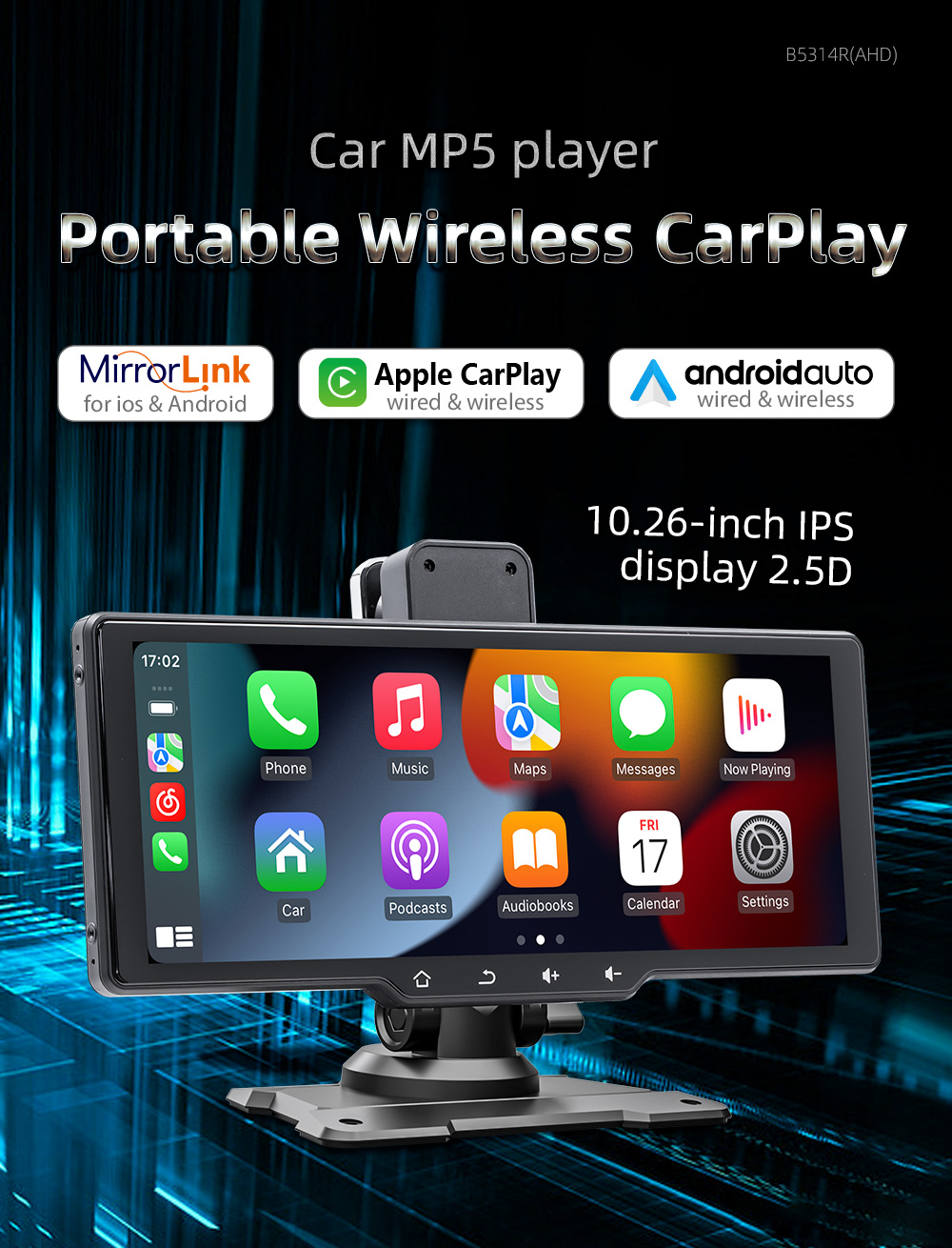 10.26‘’ Car Monitor with Driving Recorder Car Radio CarPlay Android ...