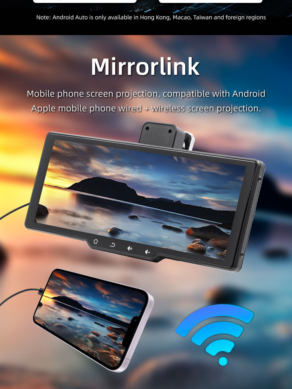 10.26‘’ Car Monitor with Driving Recorder Car Radio CarPlay Android ...