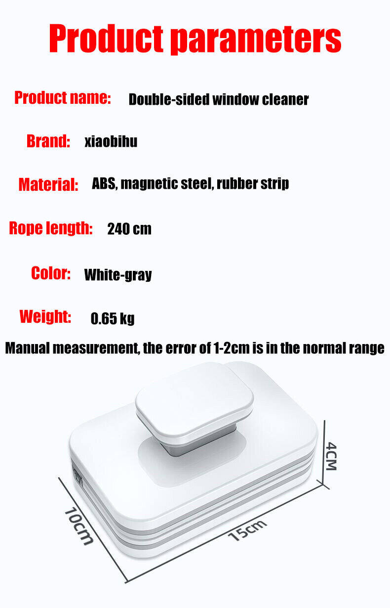 【SG SPOT】Double-sided Magnetic Window Cleaner Window Cleaning Tool ...