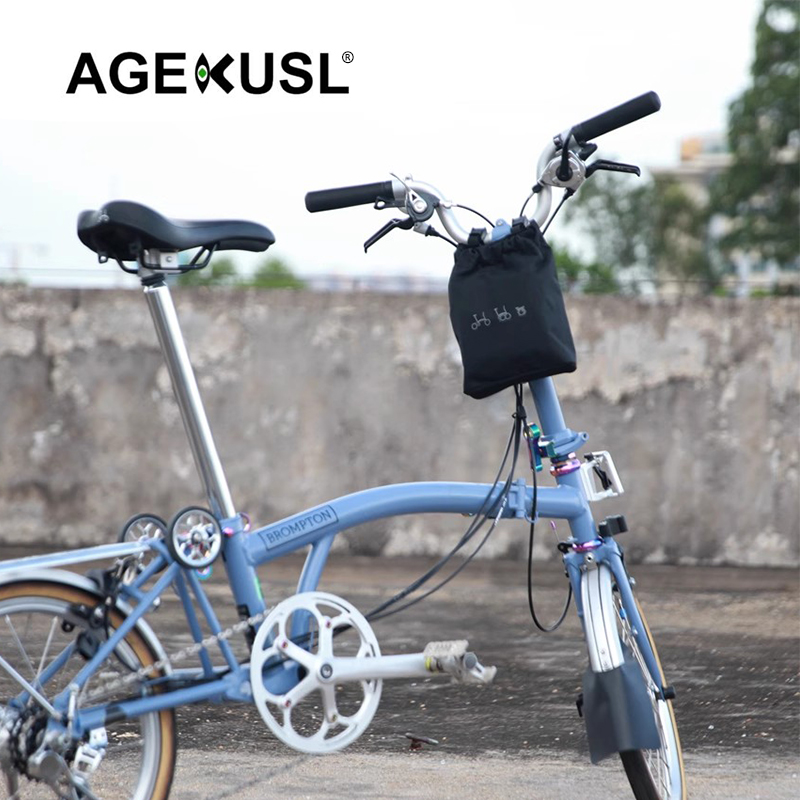 AGEKUSL Bike Tail Rear Bags For Brompton Bicycle Rear Saddle Bags ...