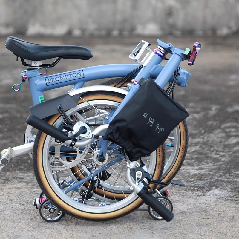 AGEKUSL Bike Tail Rear Bags For Brompton Bicycle Rear Saddle Bags ...