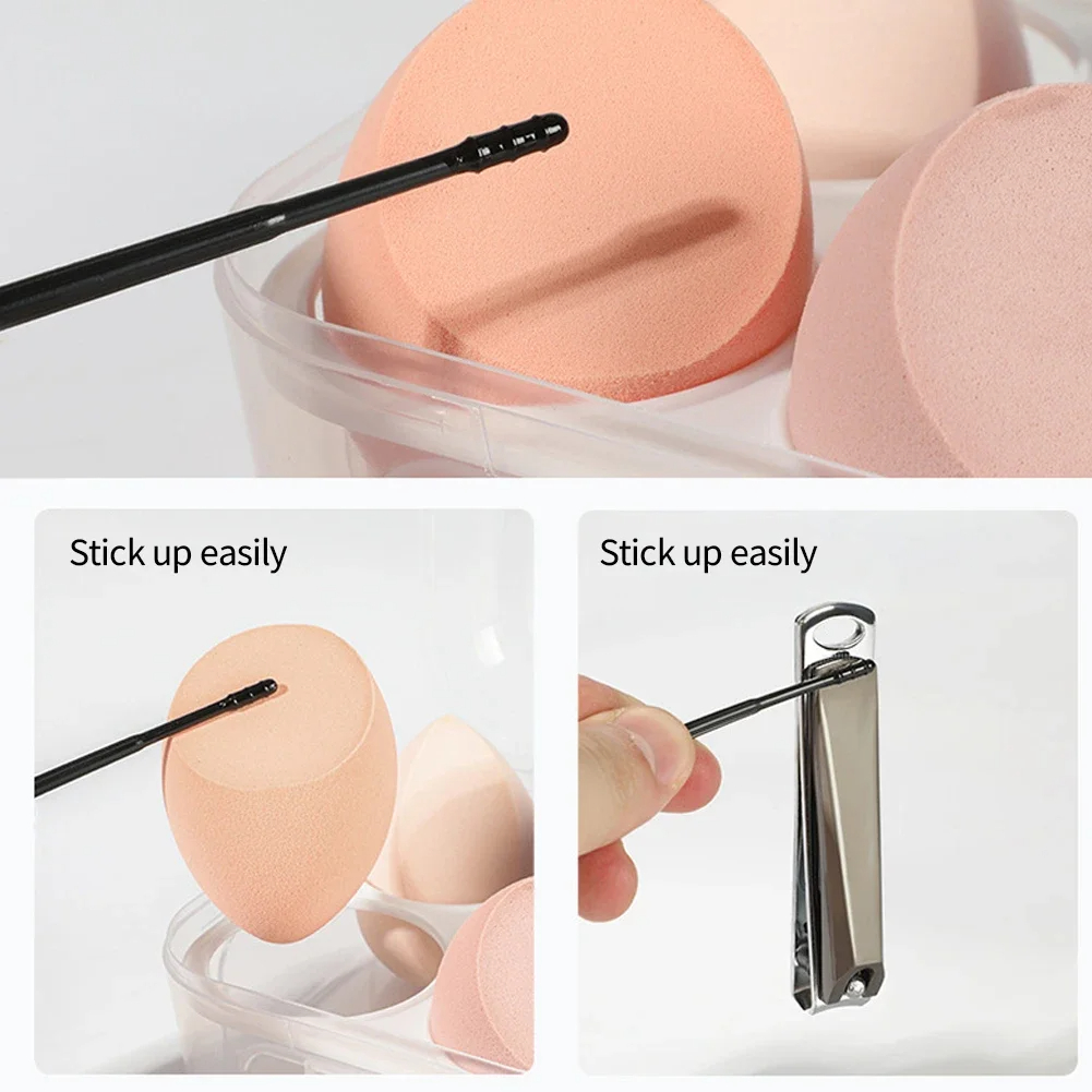 100PCS Disposable Sticky Ear Swabs Pick Ear Cleaner Ear Wax Removal ...