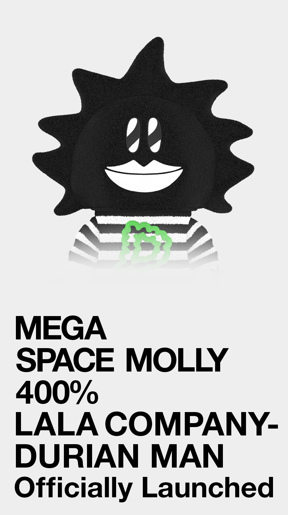 POP MART MEGA SPACE MOLLY 400% LALA COMPANY-DURIAN MAN | Shopee