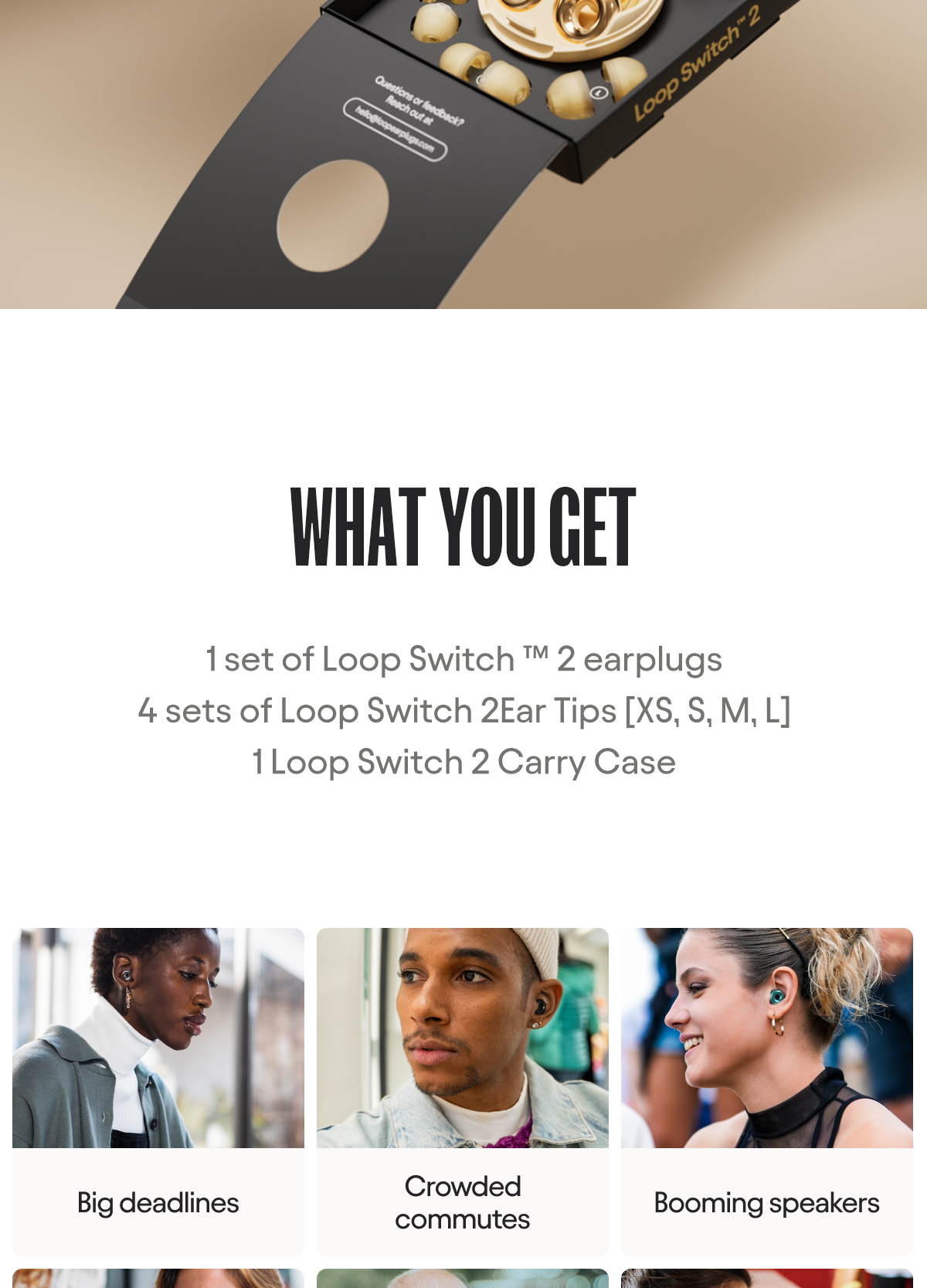 Loop Switch 2 Earplugs – Multi-Mode Noise-Reducing Earplugs ...