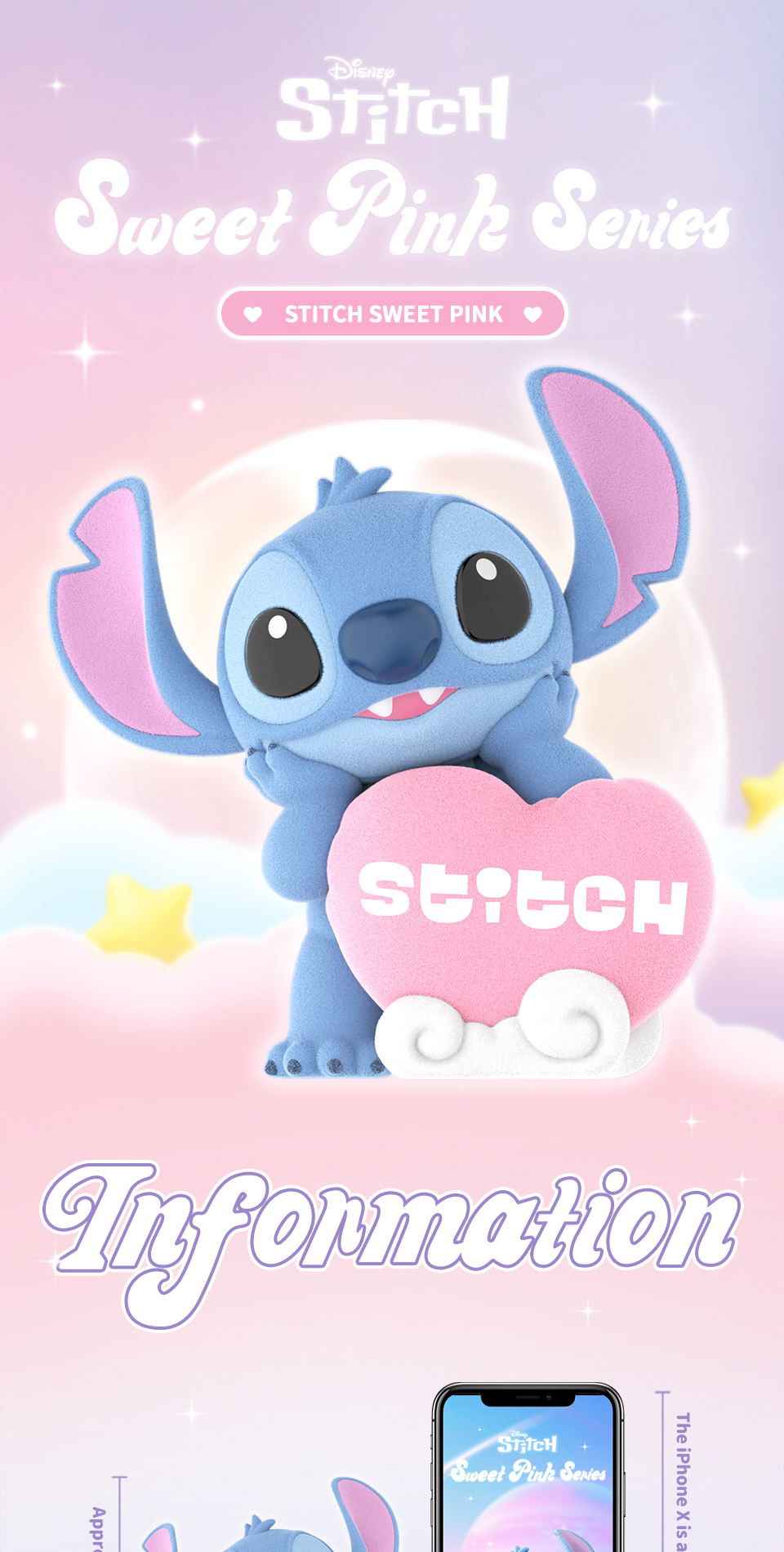スティッチ stitch 52TOYS sweet pink series Amazon | 52TOYS BLINDBOXxDISNEY STITCH Sweet Pink