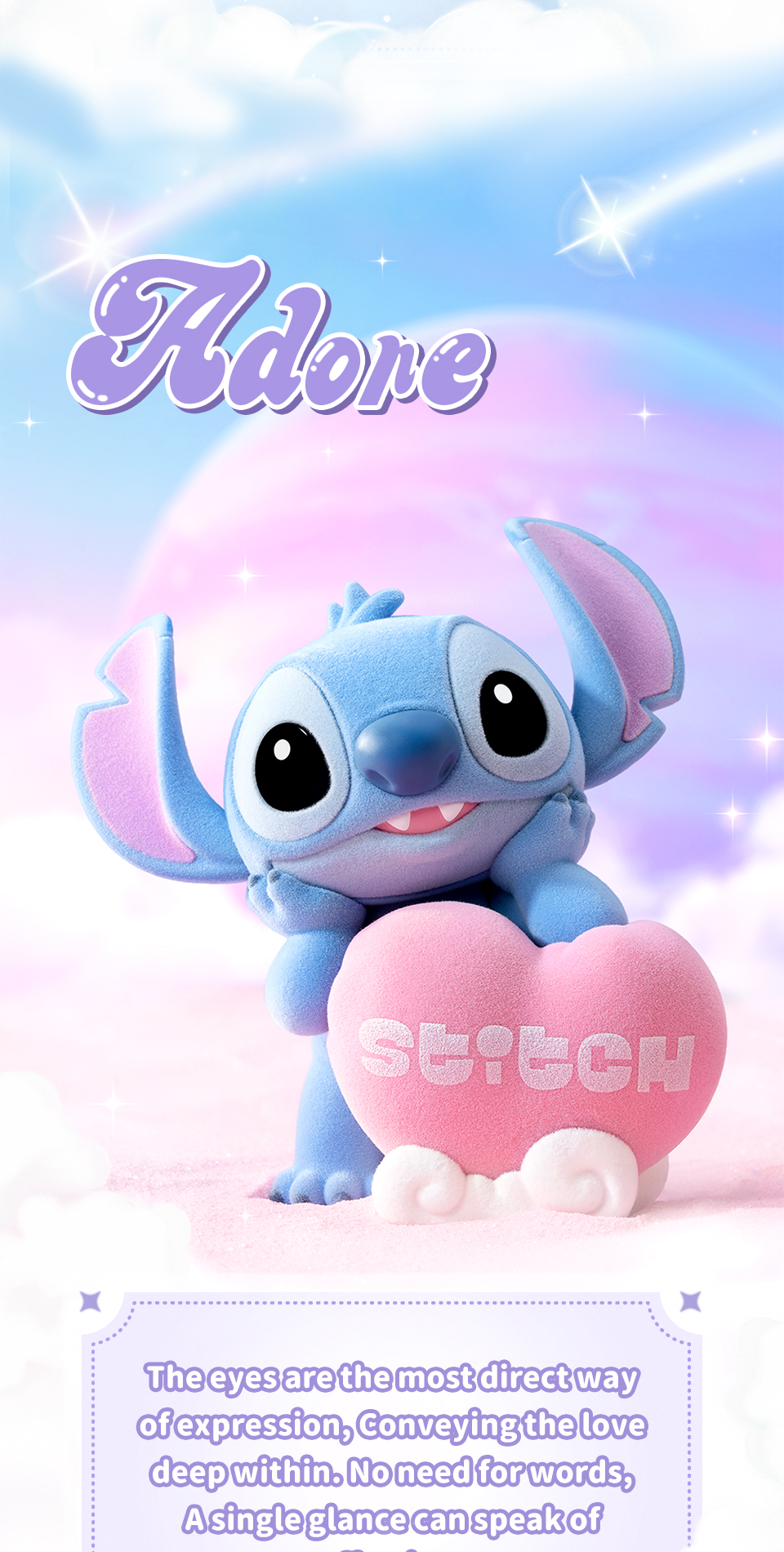 52TOYS Disney Stitch Sweet Pink Series Blind Box Figure Toy