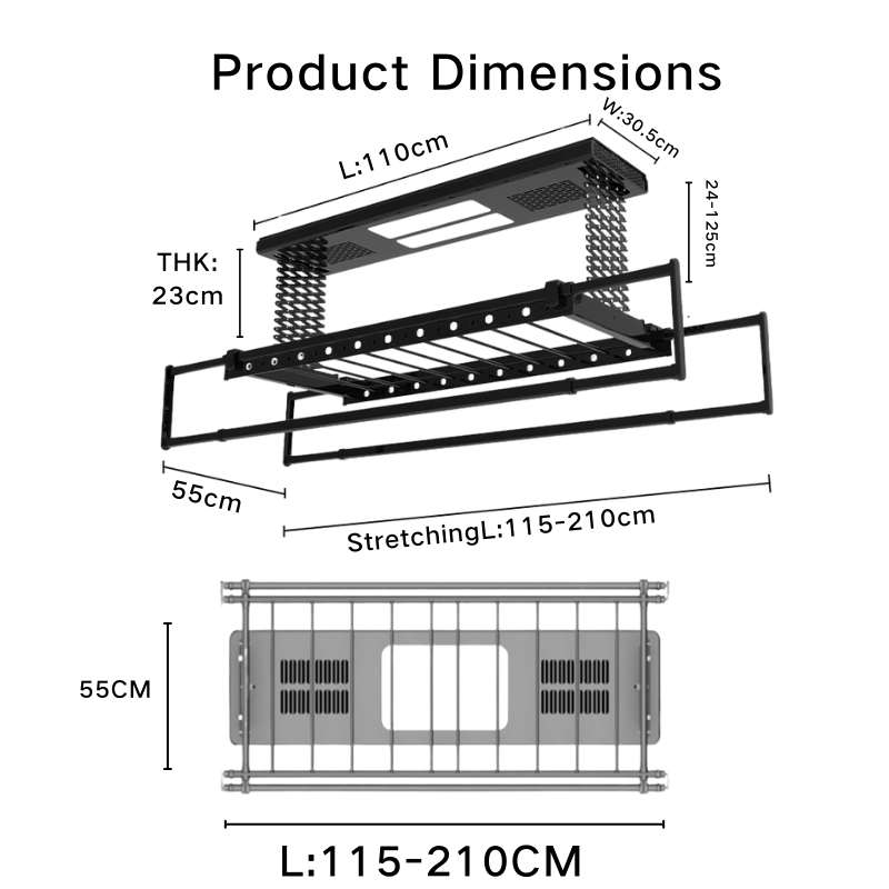 【Local Installation 】Electric drying rack Aviation material drying rack ...
