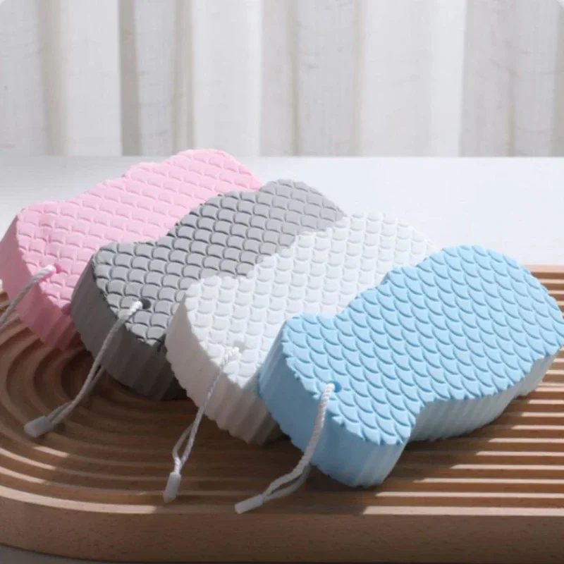 1 Soft Sponge Body Scrub Bath Exfoliating Spray Shower Brush | Shopee ...