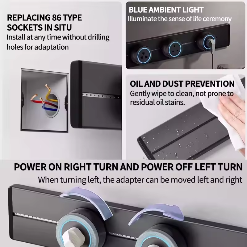 Universal Travel Adapter Socket Extension Plug Multi Country Plug ...