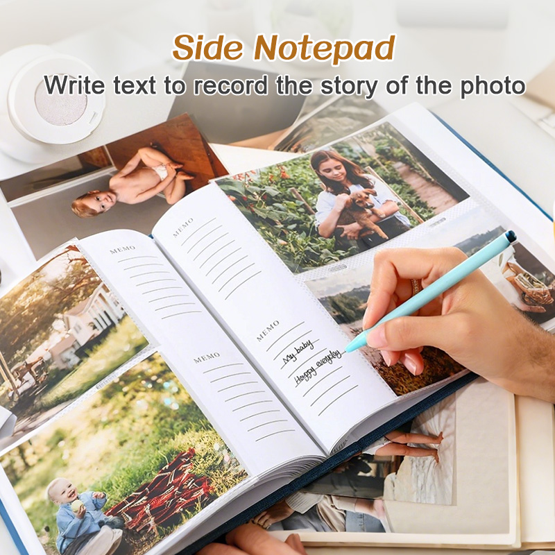 【Ship in 12h】Writeable Photo Album 4R 200/300 Insert Linen Photobook ...