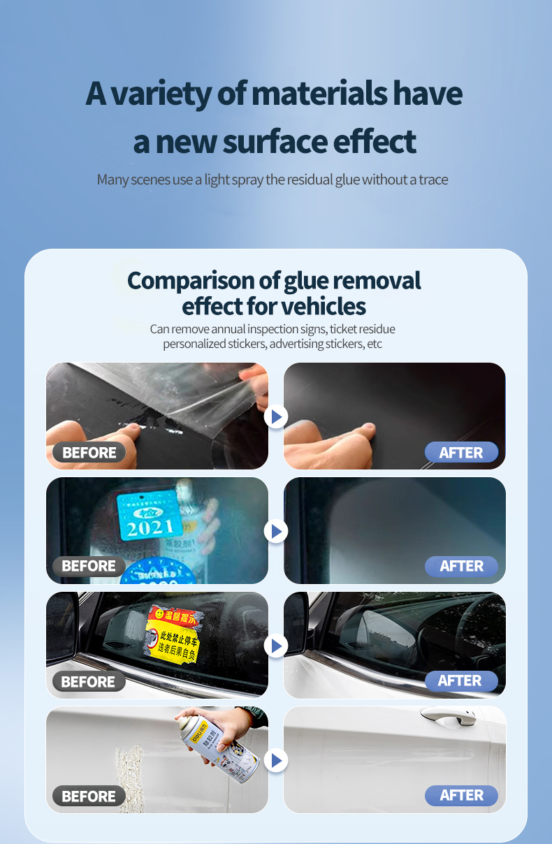 Adhesive remover Sticker remover spray Remove glue from the wall&door ...
