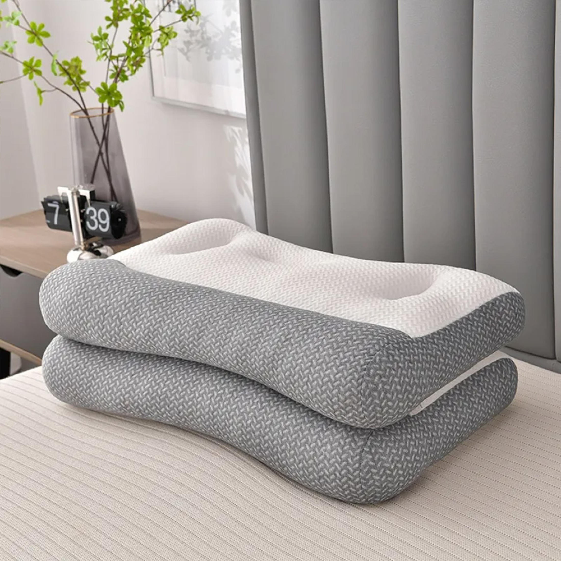 Japanese Soybean Fiber Neck Support Pillow