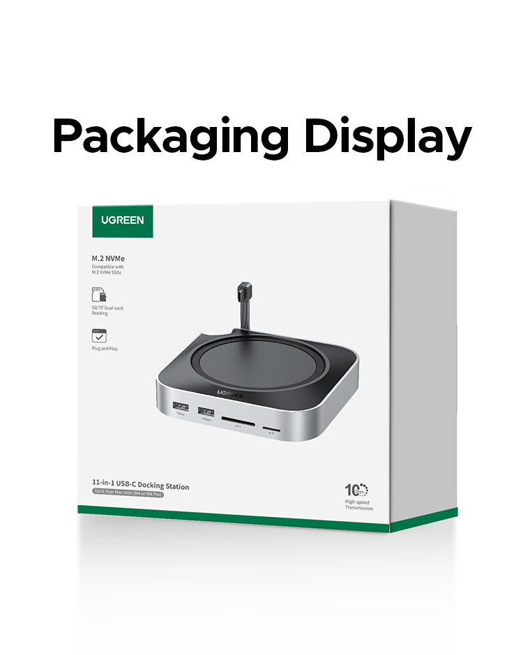 分配器・切替器 UGREEN Mac mini M4/M4 Pro USB-C 10-in-1 Amazon