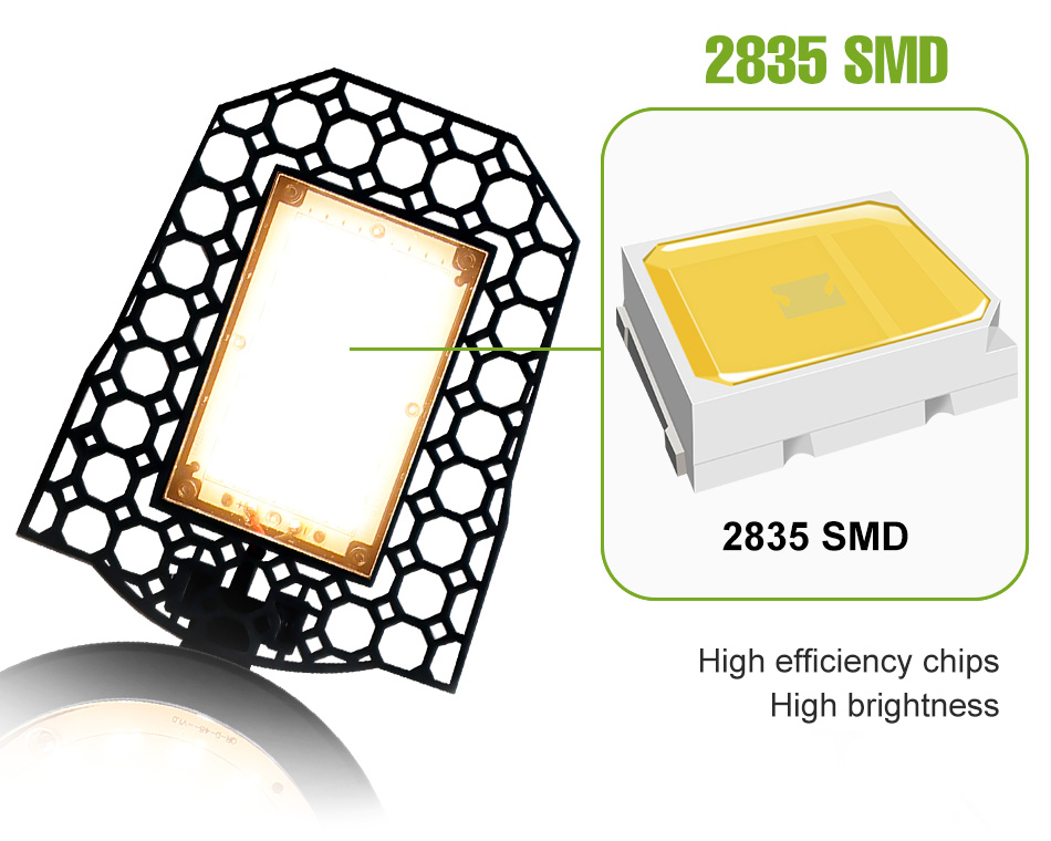 300W LED Plant Grow Light E27 Full Spectrum 100-277V Deformable Fill ...