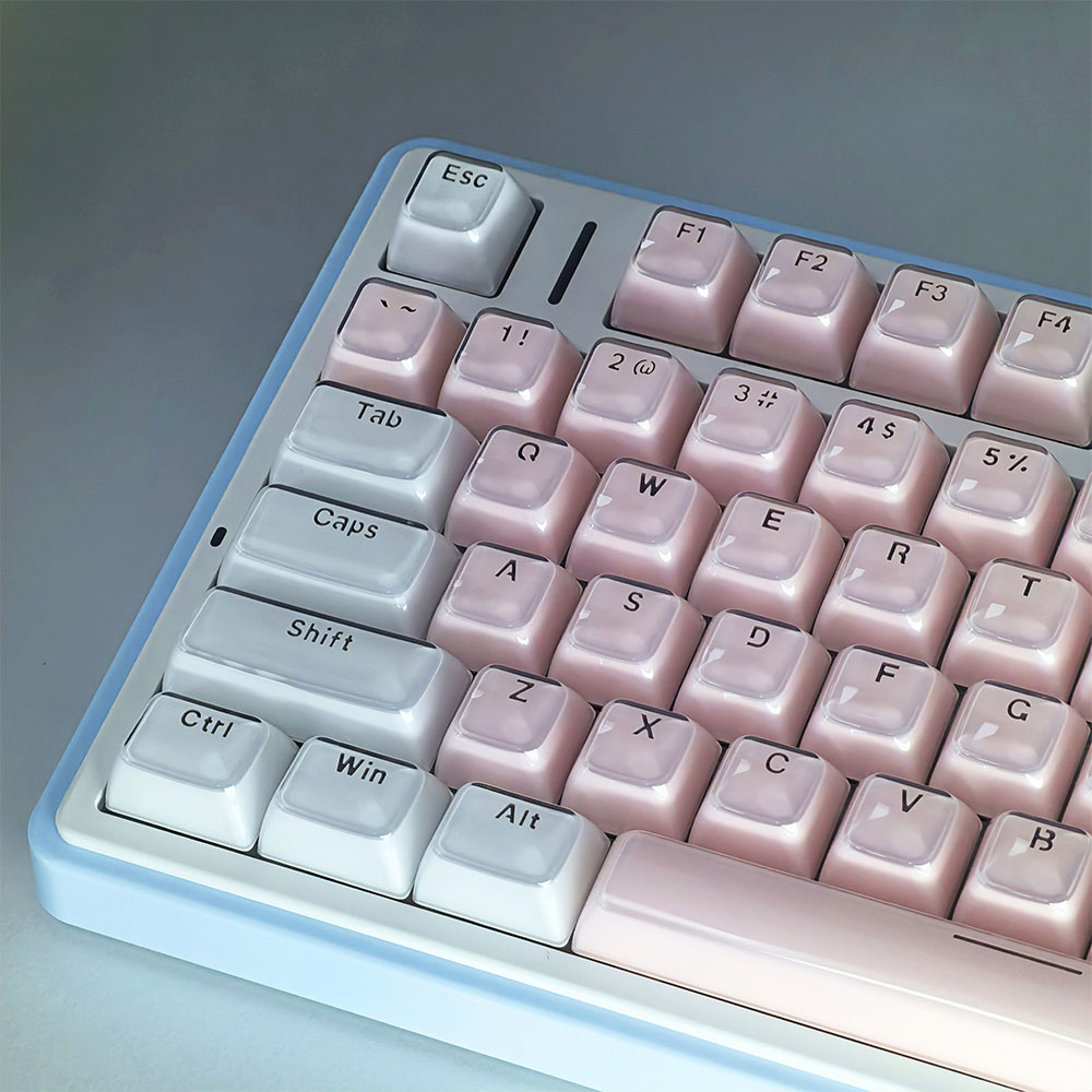 Double-colored Translucent Jelly Crystal Keycap PC Two-color Injection ...