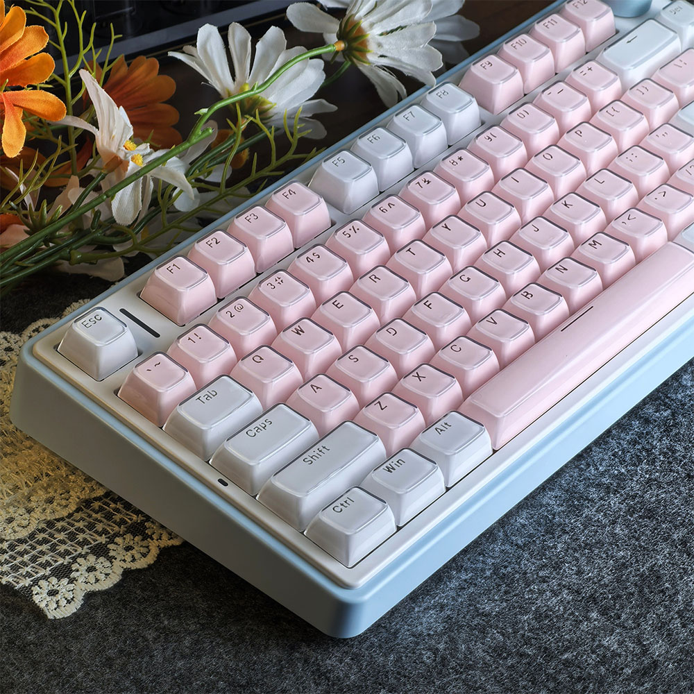 Double-colored Jelly Crystal Translucent Keycap PC Two-color Injection ...