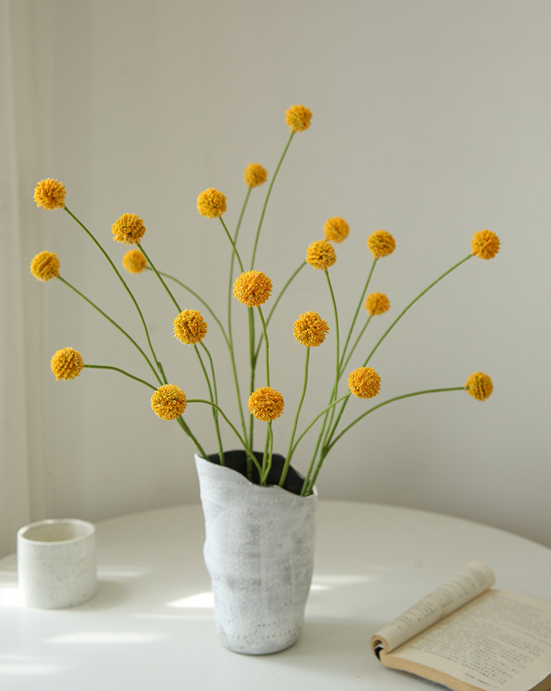 Artificial Flower Single Branch Chestnut Fruit Pastoral Style Home ...