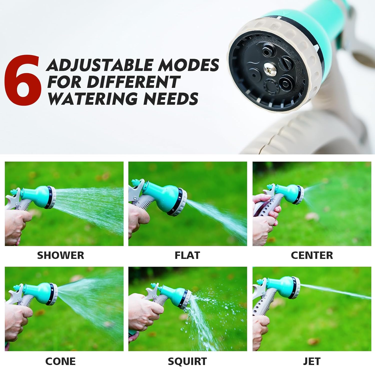 Mini Retractable Garden Hose Reel with Multifunction Spray Nozzle High ...