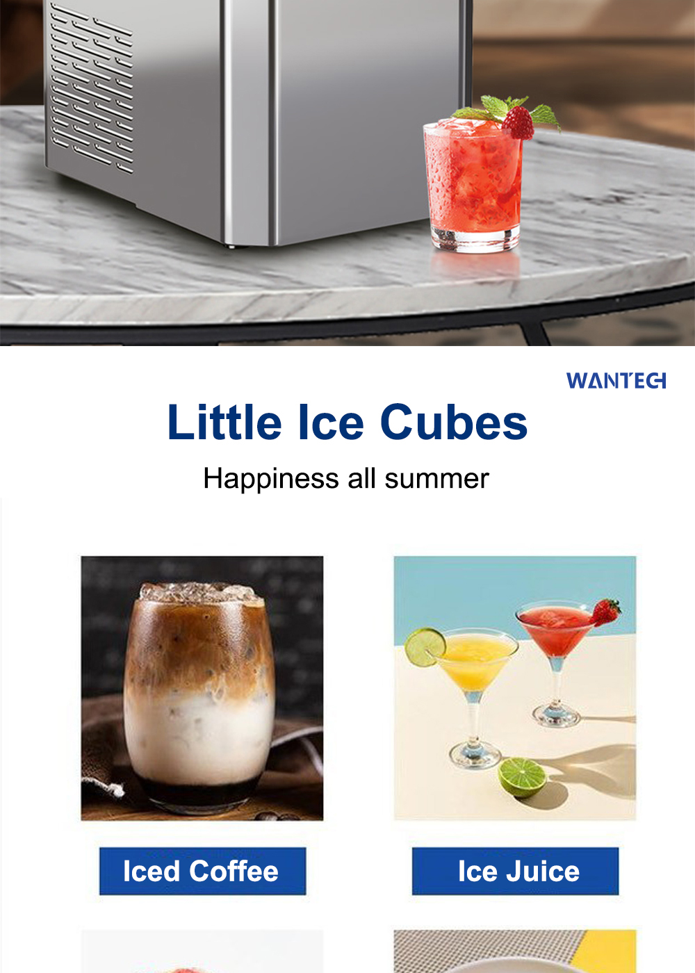 【SG Stock】WANTECH™ YH16 Ice Maker AutomaticSelf Clean Function ...
