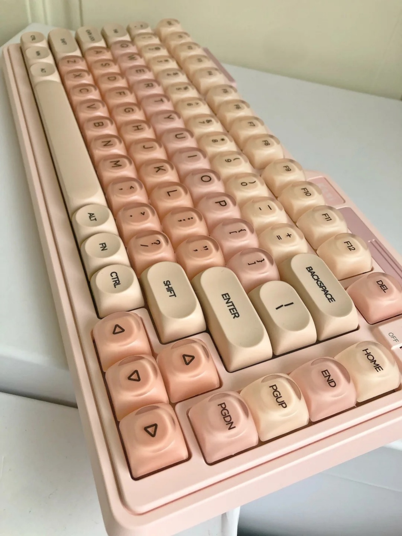Womier HOT Foundation Transparent Matte PBT+PC Keycaps Set for Cherry ...
