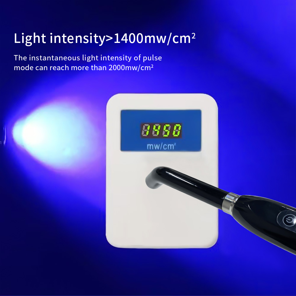 Lampe De Polymérisation LED Dentaire - 2500mW/cm², Durcissement Résine En 1 Seconde, Certifiée FDA