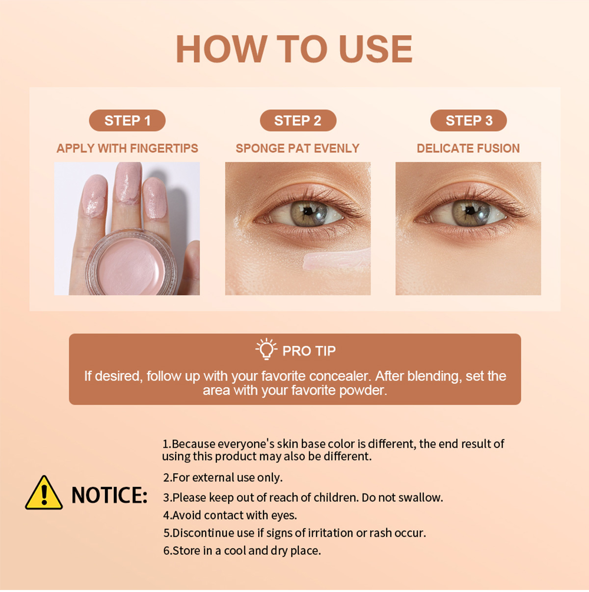 Lakerain 4 Color Eye Conceal & Brighten Dark Circles,Under Eye ...