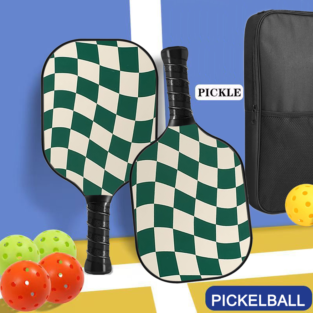[SG Ready Stock] Pickleball Paddle Set Carbon Fibre Pickleball Rackets ...
