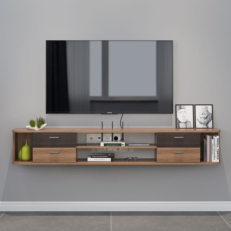 Free shipping TV console nordic wall-mounted TV cabinet wall cabinet ...