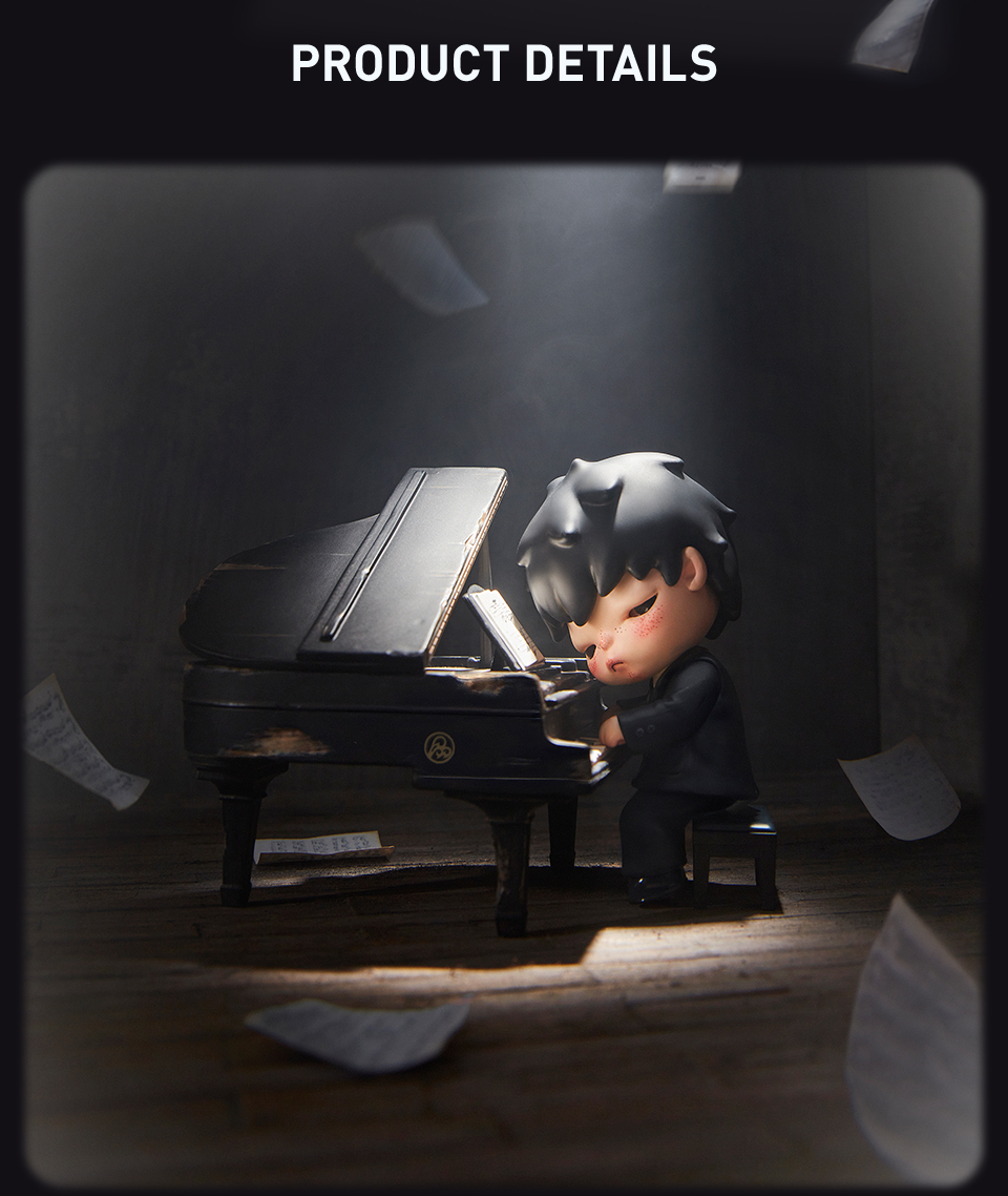 POP MART Hirono The Pianist Figure | Shopee Singapore