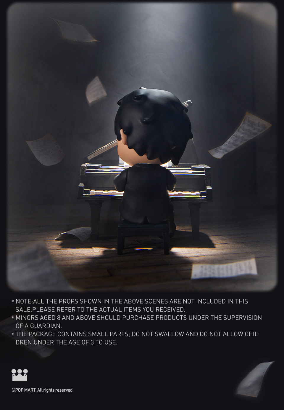 POP MART Hirono The Pianist Figure | Shopee Singapore