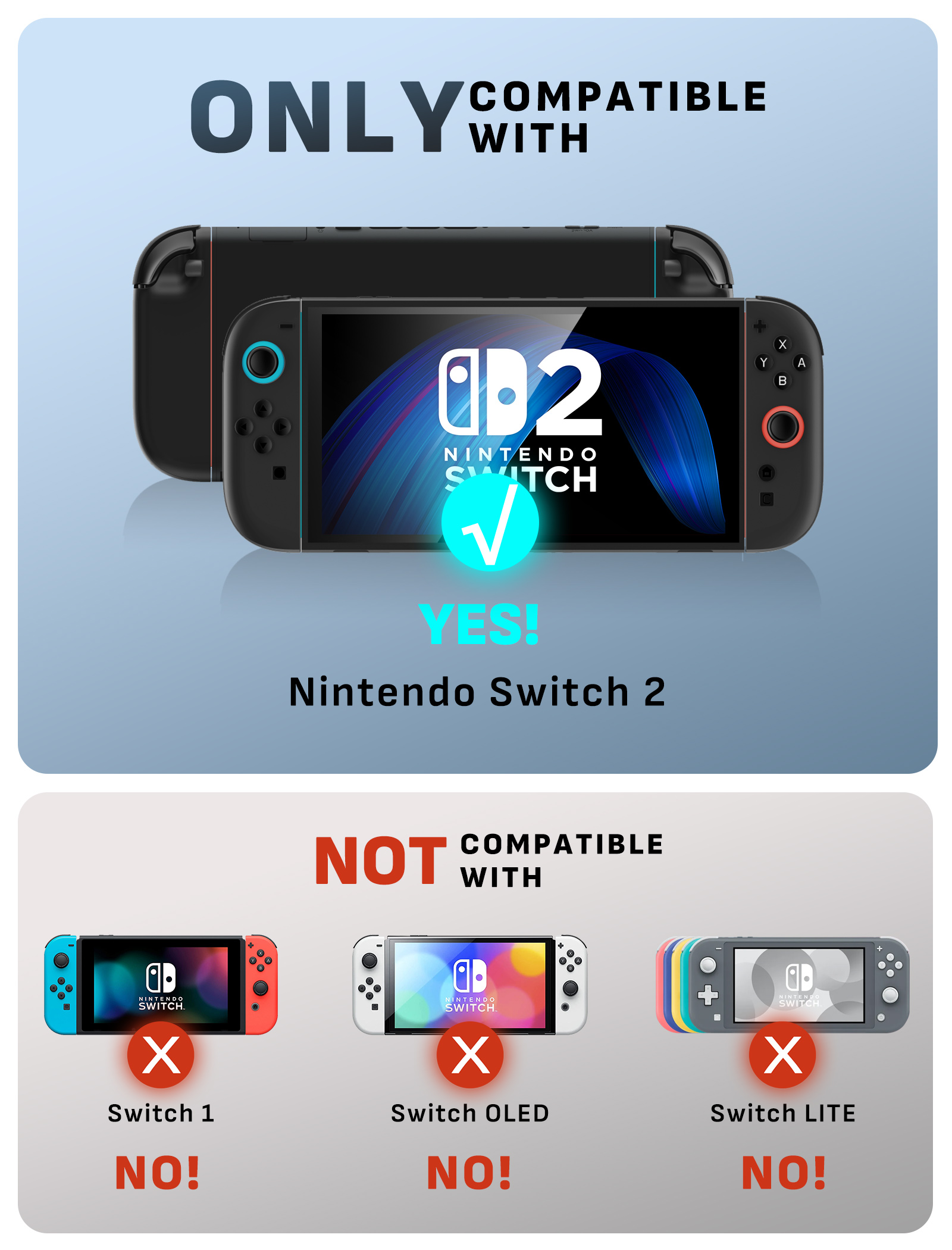 SUPCASE Dockable Blade Series Case for Nintendo Switch 2 2025 TPU Grip ...