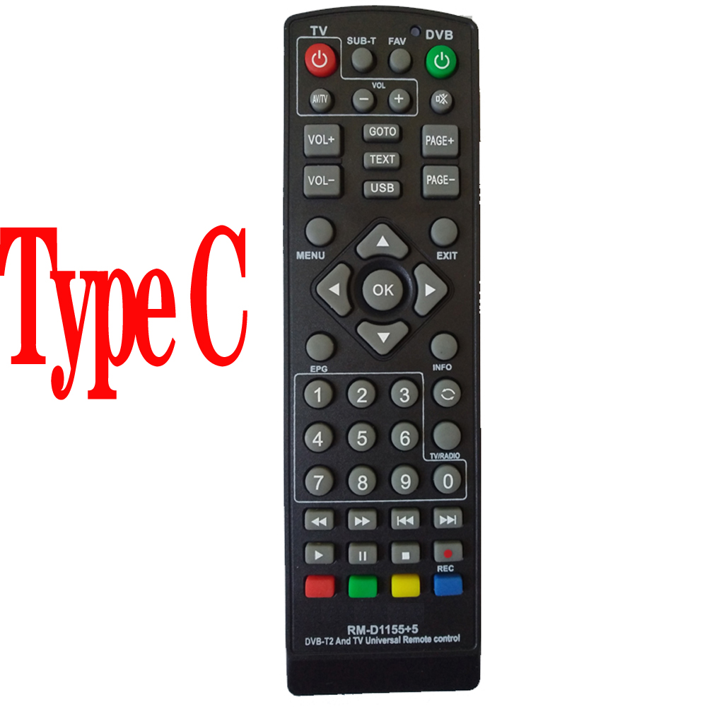 DVB-T2 Decoder Digital Tv Box Remote Control Two Type Please Note Their ...