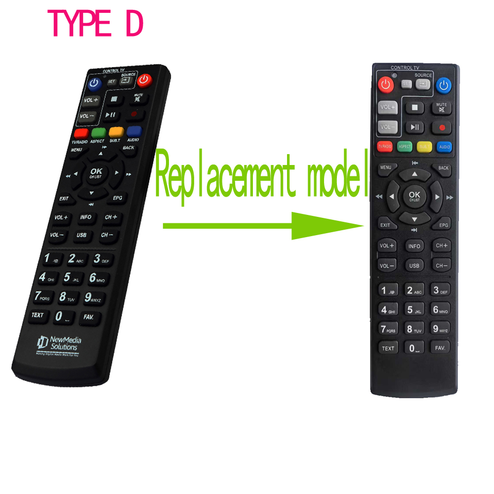 DVB-T2 Decoder Digital Tv Box Remote Control Two Type Please Note Their ...