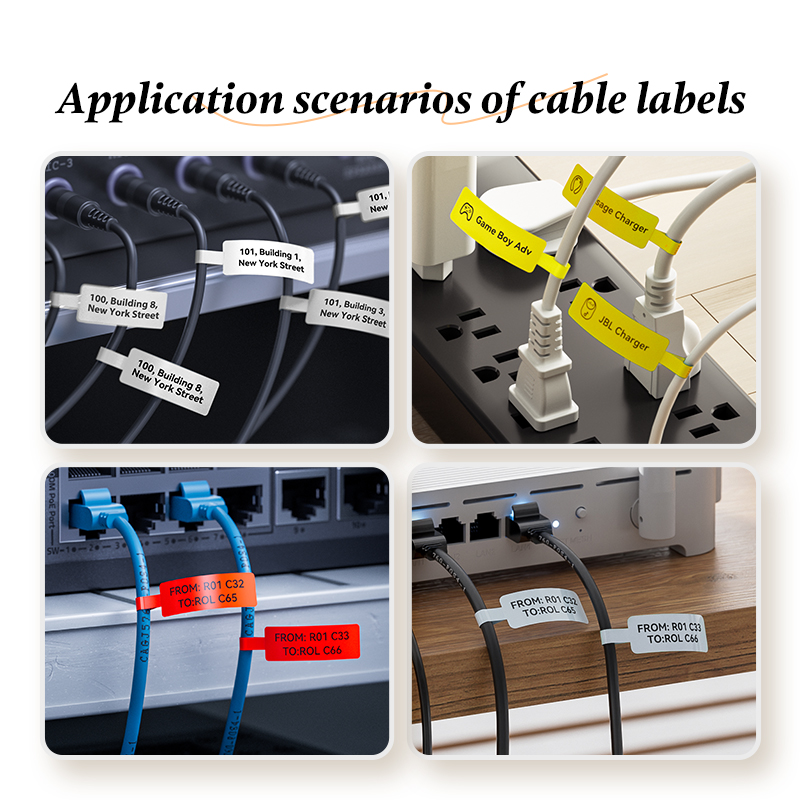 【Cable Label 】Niimbot D11/D110/D101 Cable Optical Fiber Engineering ...