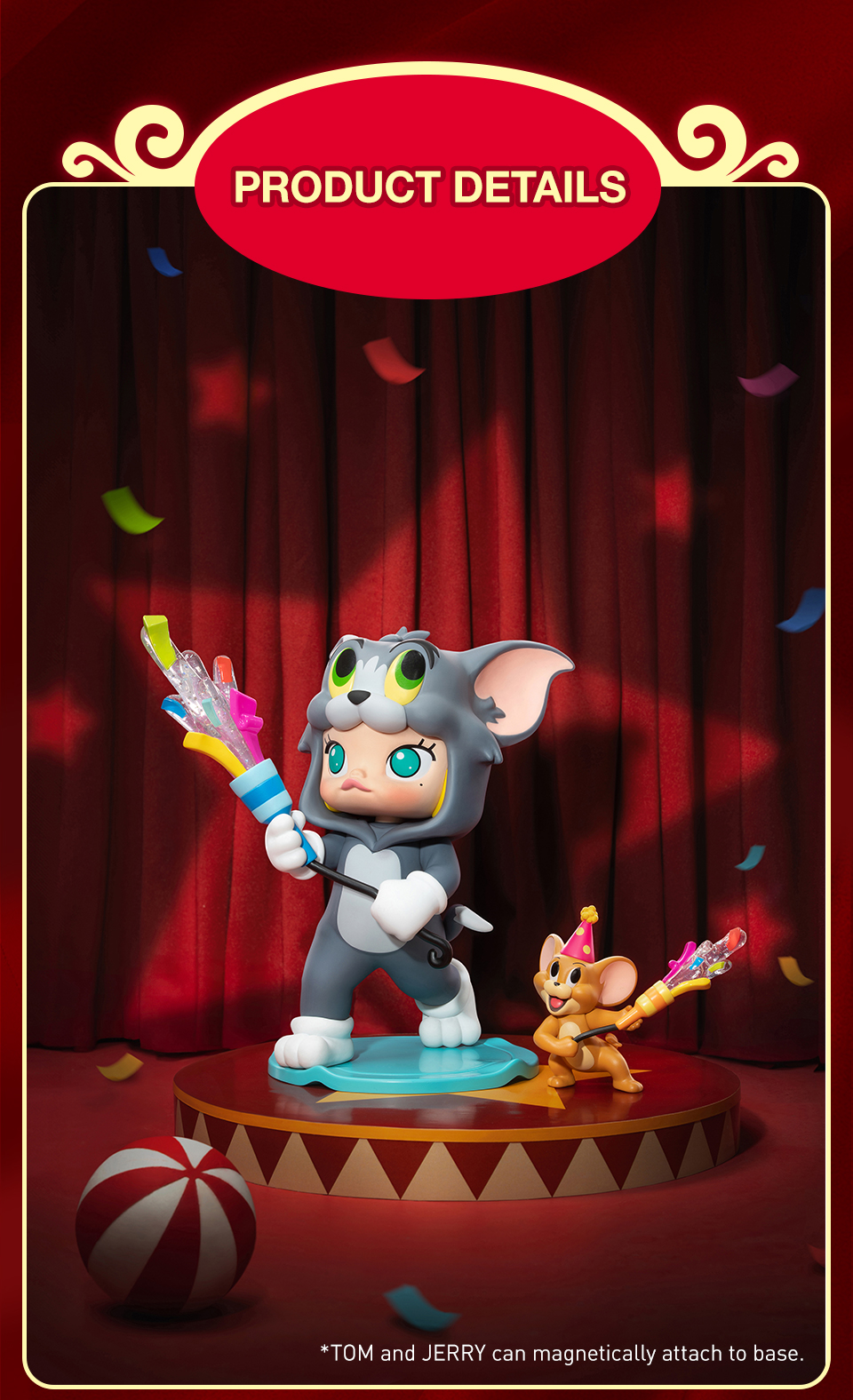 新品未開封　MOLLY × TOM & JERRY Figurine MOLLY × TOM & JERRY Figurine - POP MART (United States)